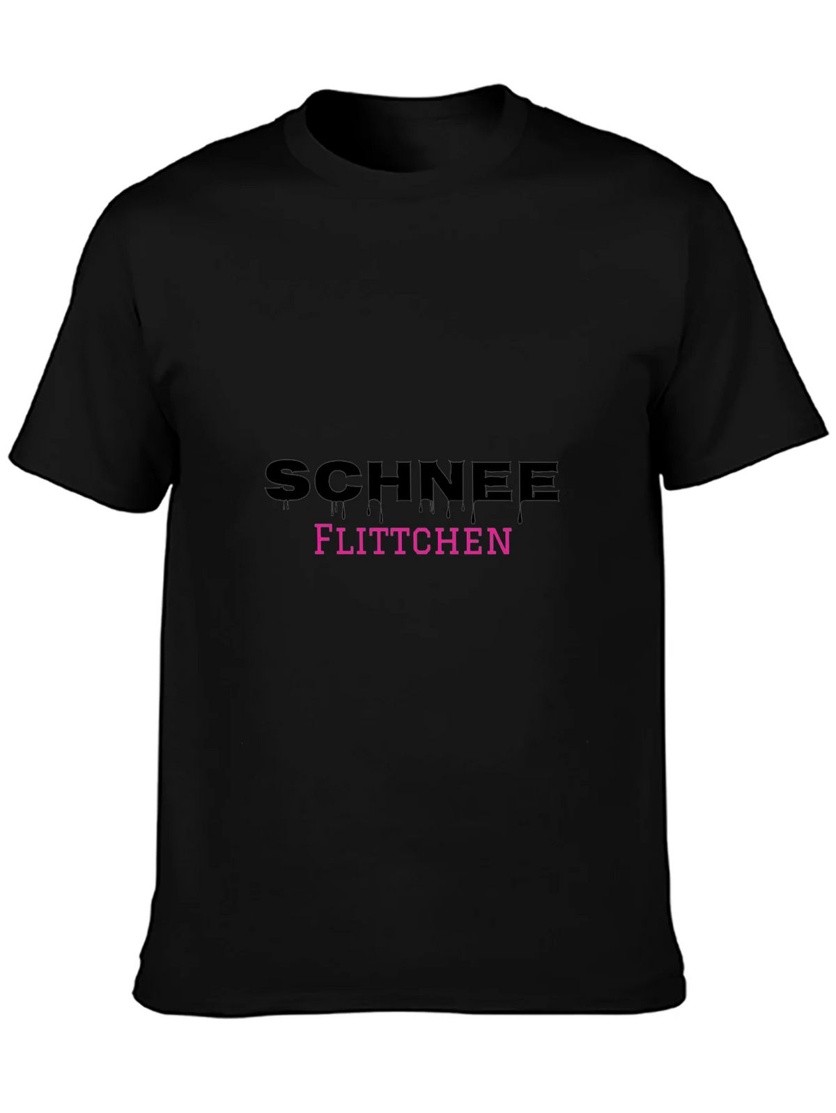 Schnee Flittchen Black T-Shirt product image 3