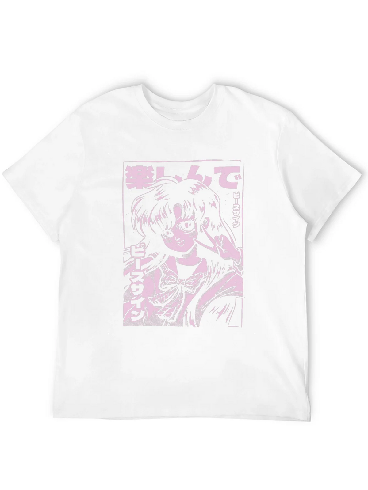 Anime Girl Graphic Tee - Black product image 8
