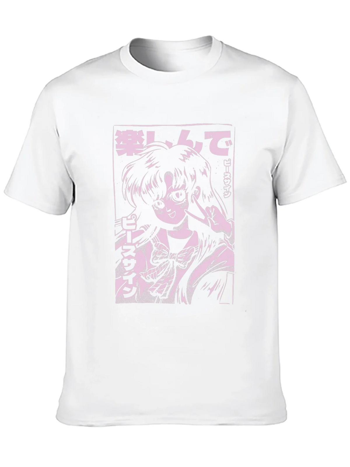 Anime Girl Graphic Tee - Black product image 7