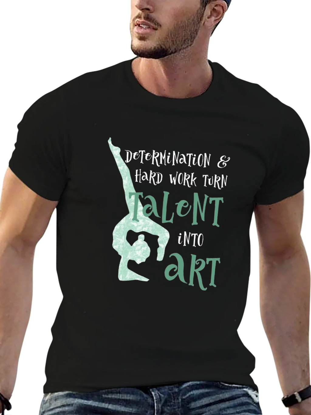 Gymnastics Talent to Art Graphic Tee product image 6