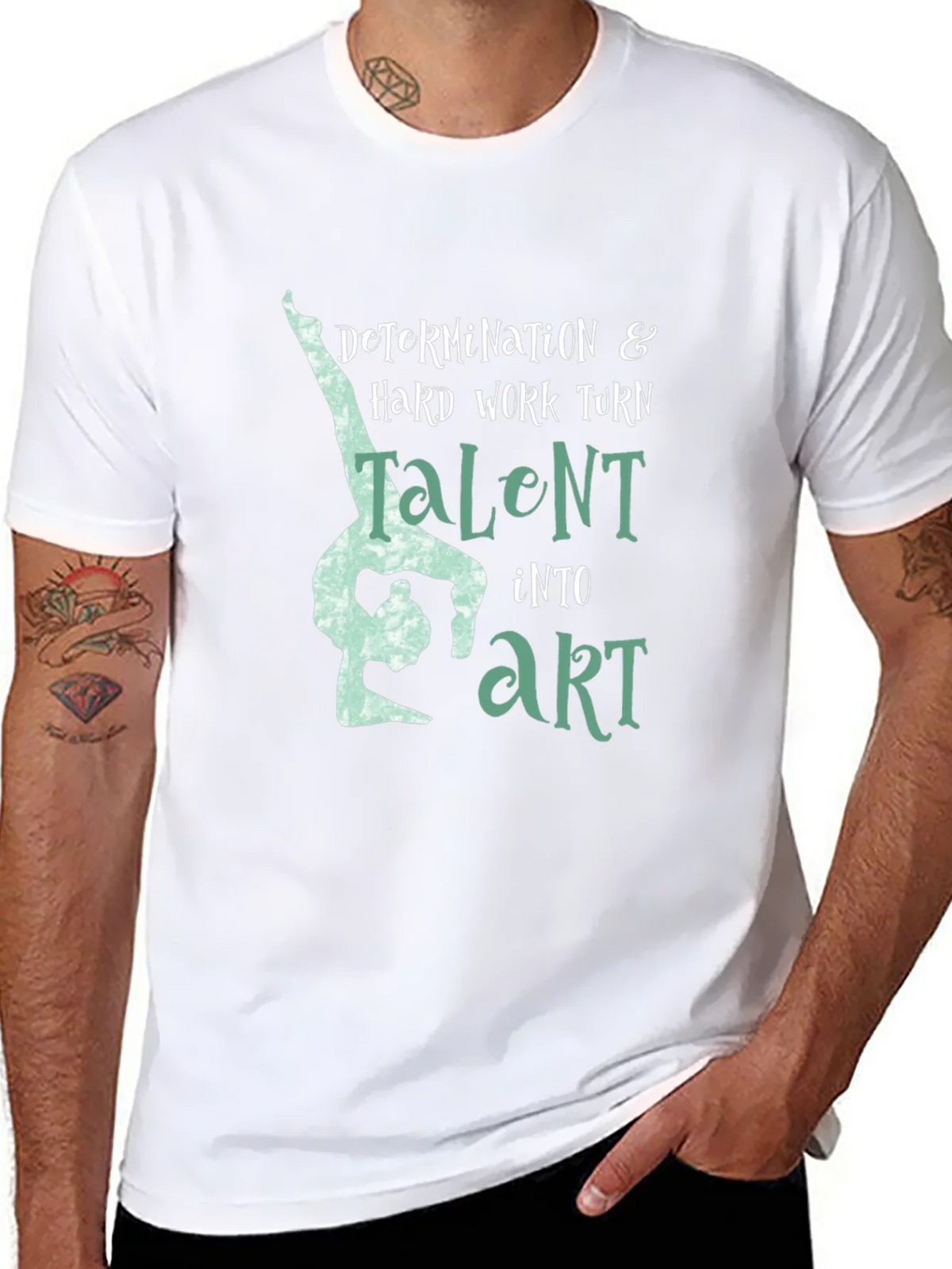 Gymnastics Talent to Art Graphic Tee product image 7