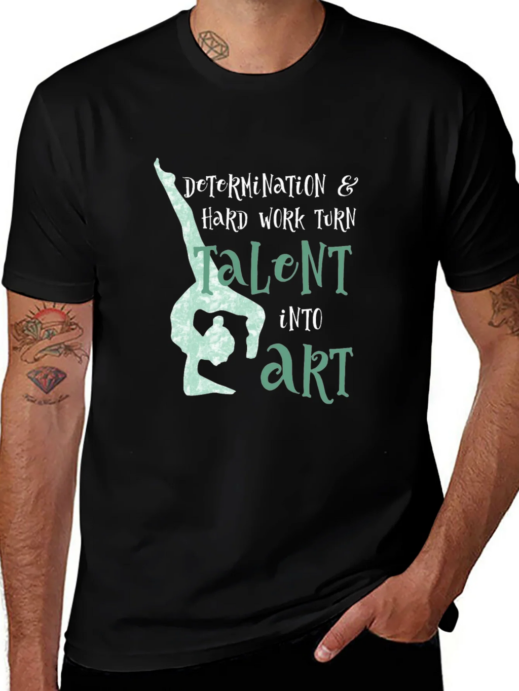 Gymnastics Talent to Art Graphic Tee product image 1