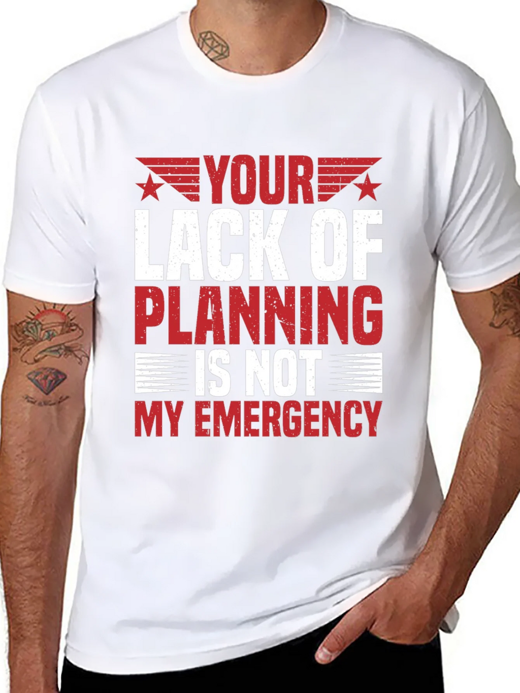 Your Lack of Planning T-Shirt - Funny Sarcastic Tee product image 6