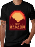 Camp Quarantine Social Distancing Club T-Shirt product image 1