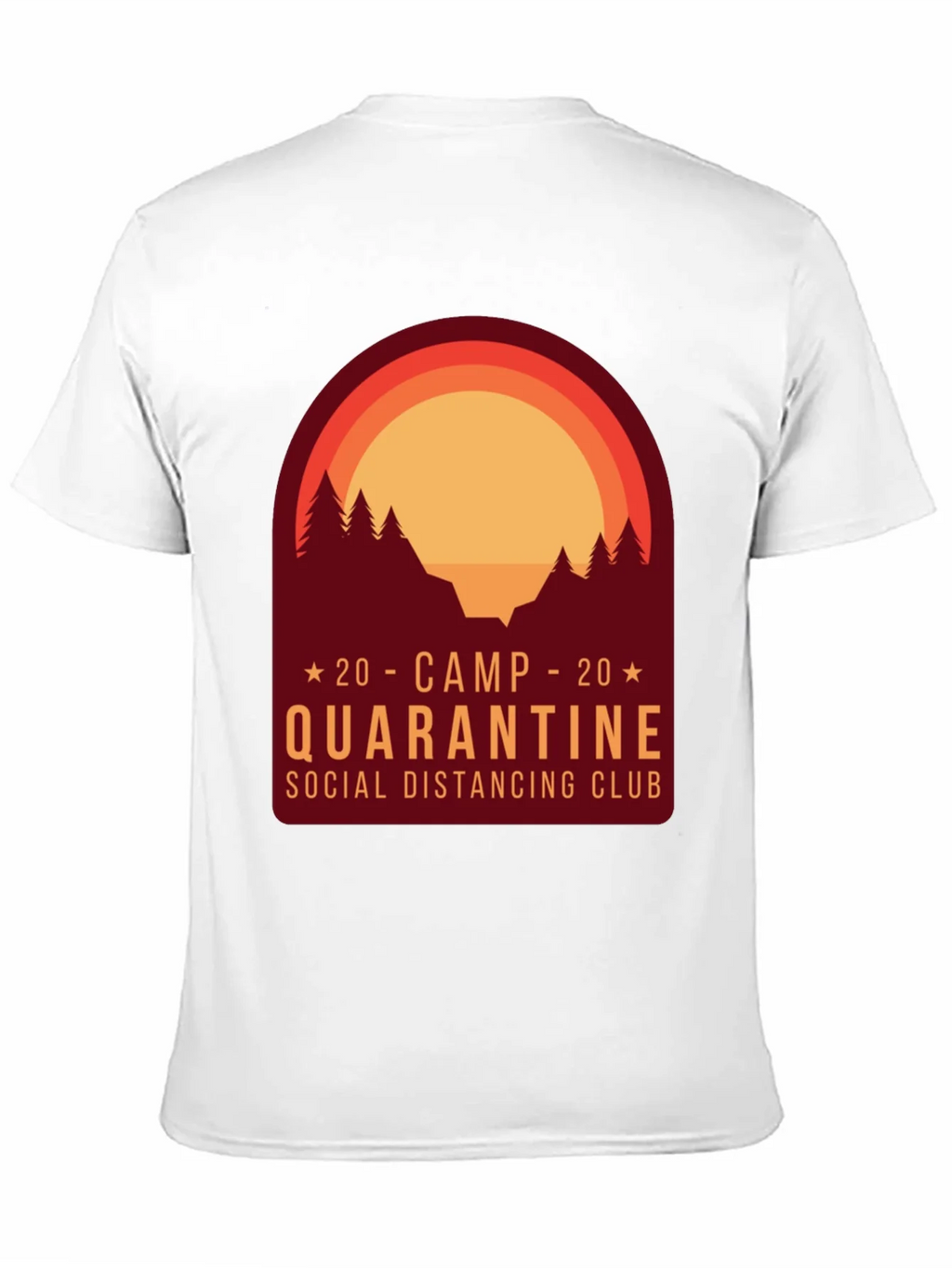 Camp Quarantine Social Distancing Club T-Shirt product image 10