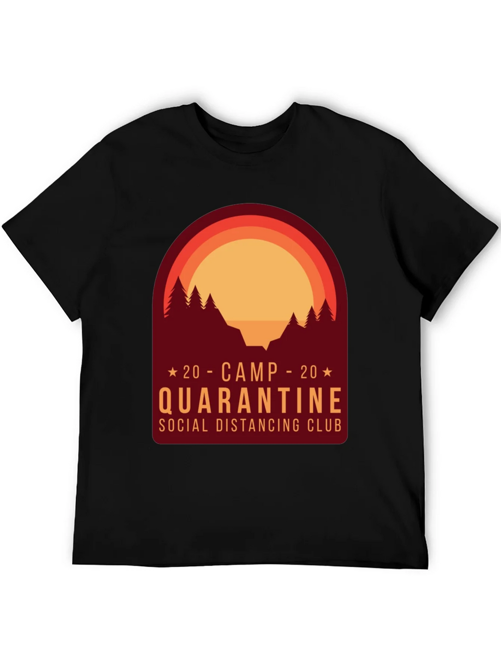 Camp Quarantine Social Distancing Club T-Shirt product image 5