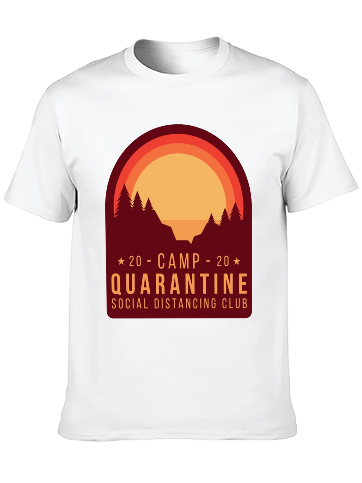 Camp Quarantine Social Distancing Club T-Shirt product image 9