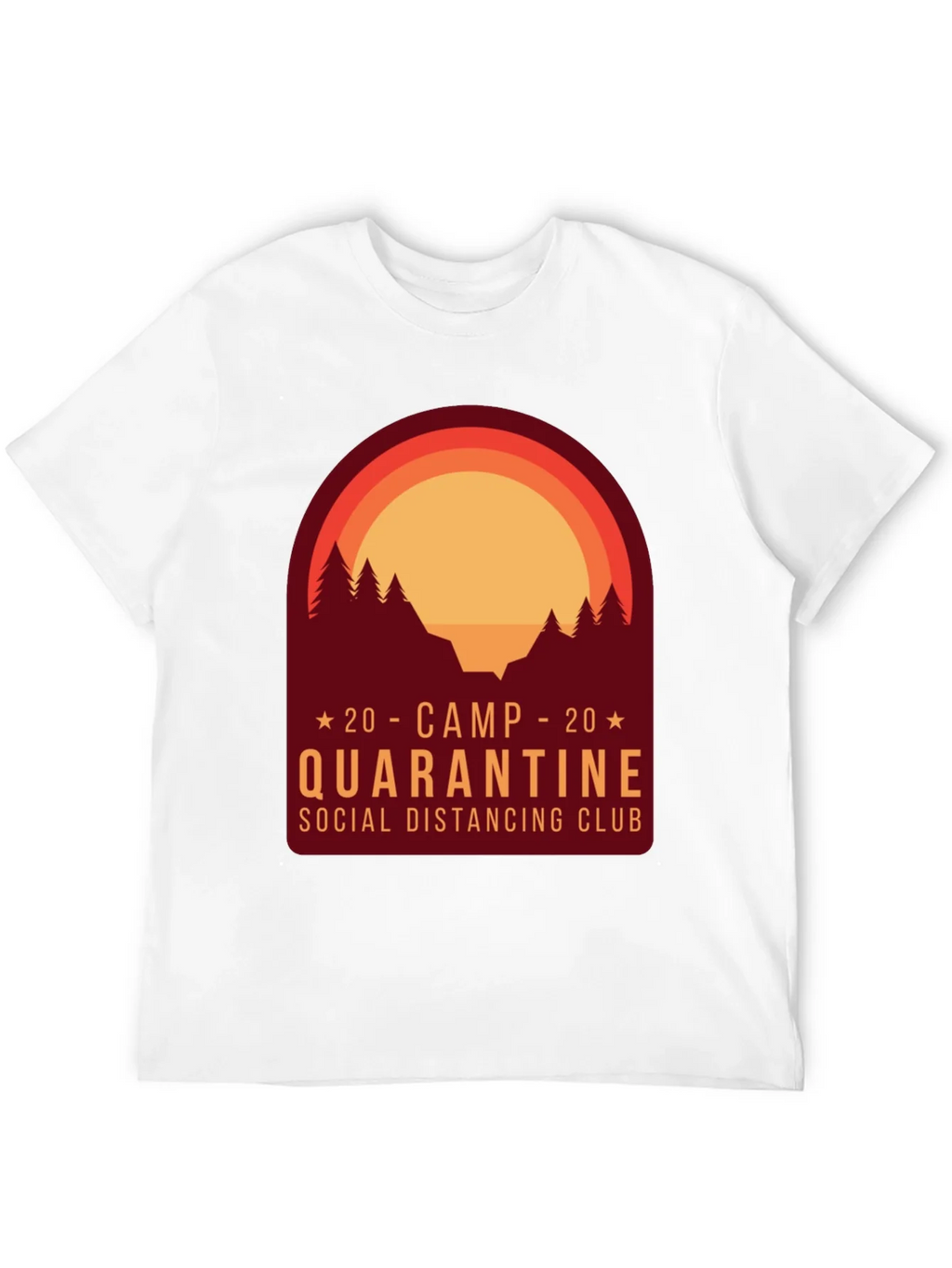 Camp Quarantine Social Distancing Club T-Shirt product image 11