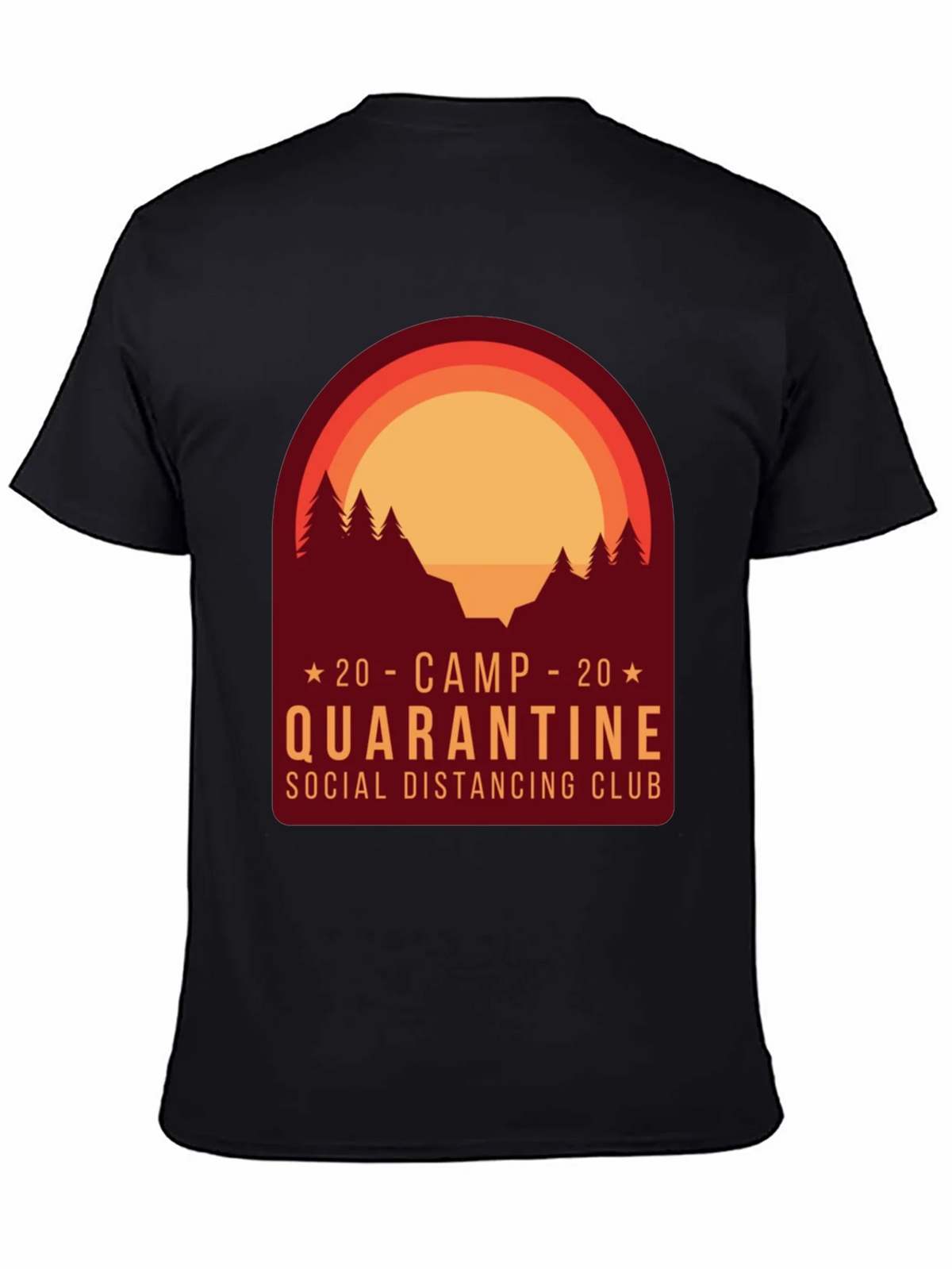 Camp Quarantine Social Distancing Club T-Shirt product image 4
