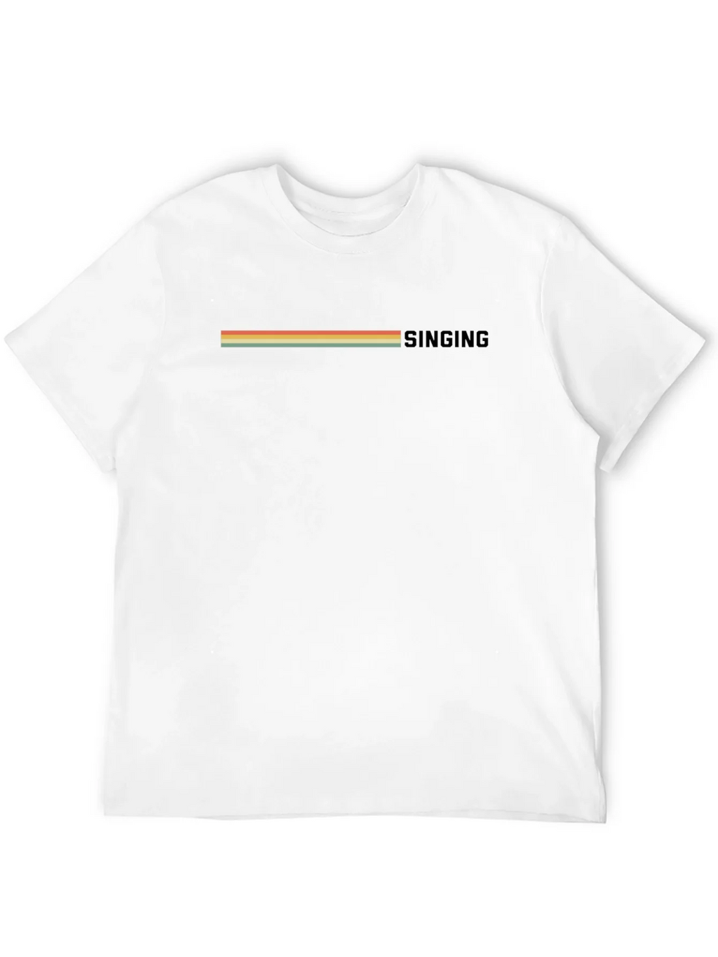 Retro Singing T-Shirt - Vintage Stripe Design product image 11
