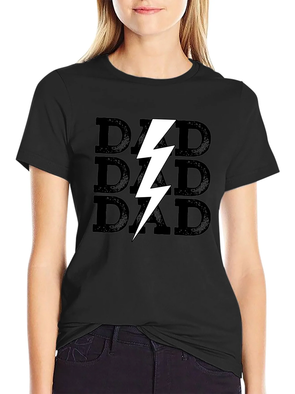 Dad Lightning Bolt Graphic T-Shirt product image 2