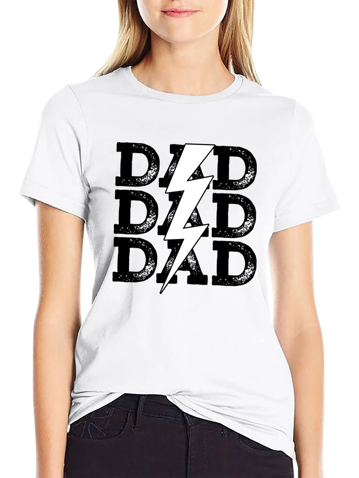Dad Lightning Bolt Graphic T-Shirt product image 8