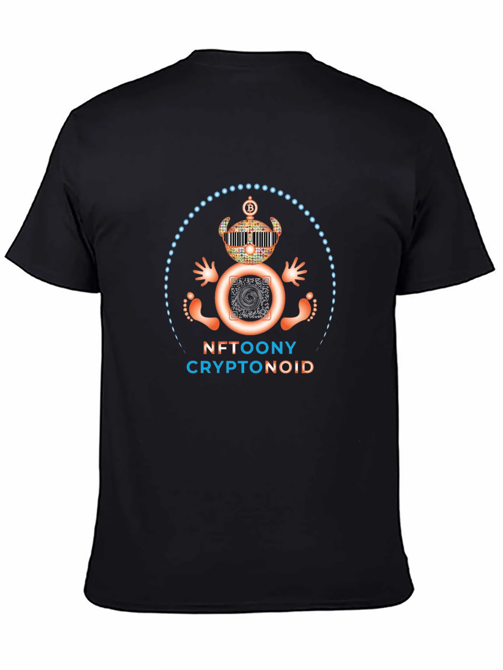 NFT Toony Cryptonoid Graphic Tee - Black product image 3