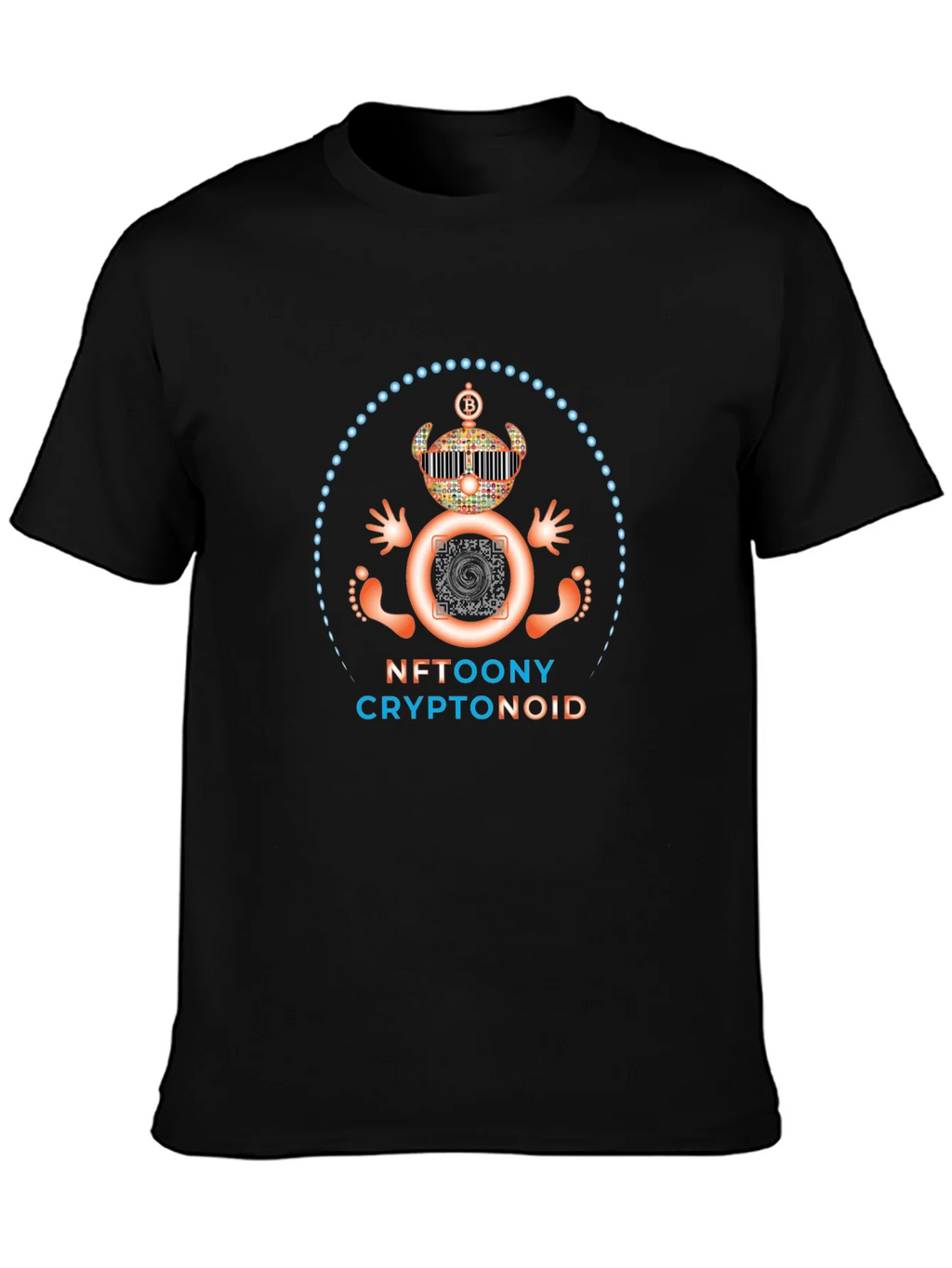 NFT Toony Cryptonoid Graphic Tee - Black product image 2