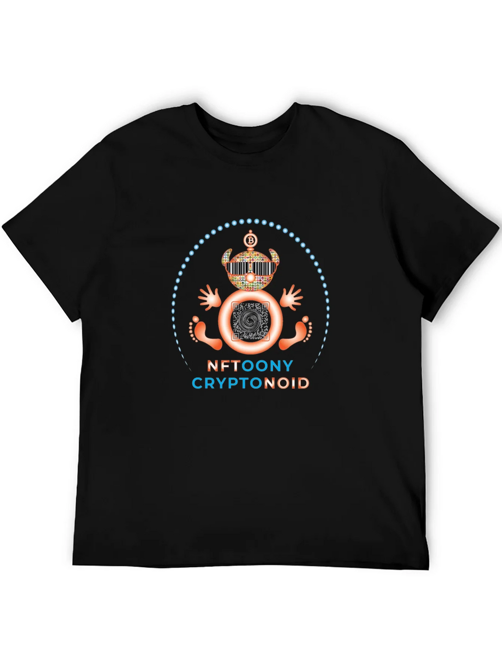 NFT Toony Cryptonoid Graphic Tee - Black product image 4