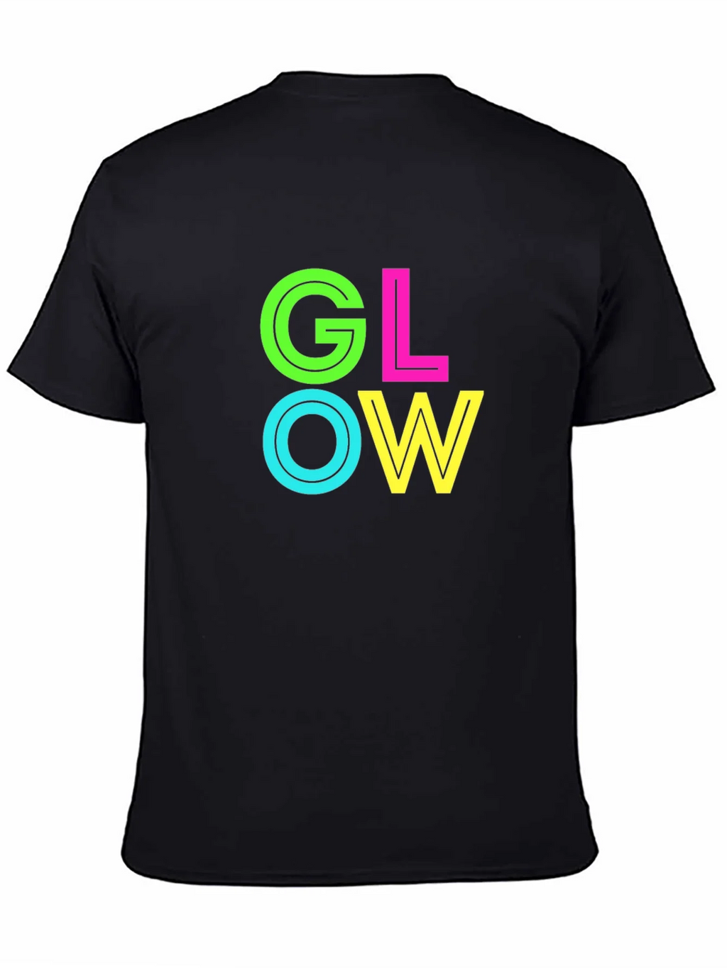 Glow Graphic Black T-Shirt product image 4