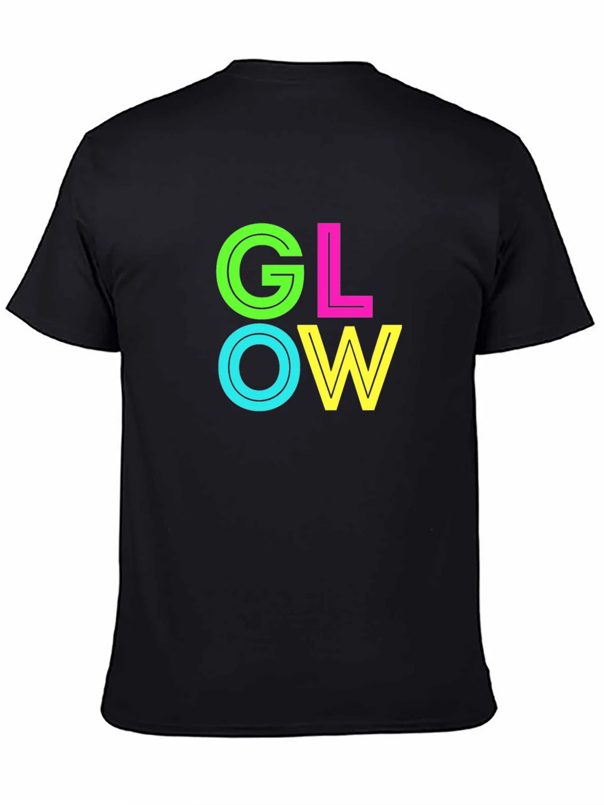 Glow Graphic Black T-Shirt product image 4