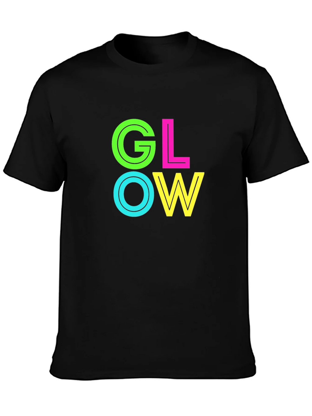 Glow Graphic Black T-Shirt product image 3