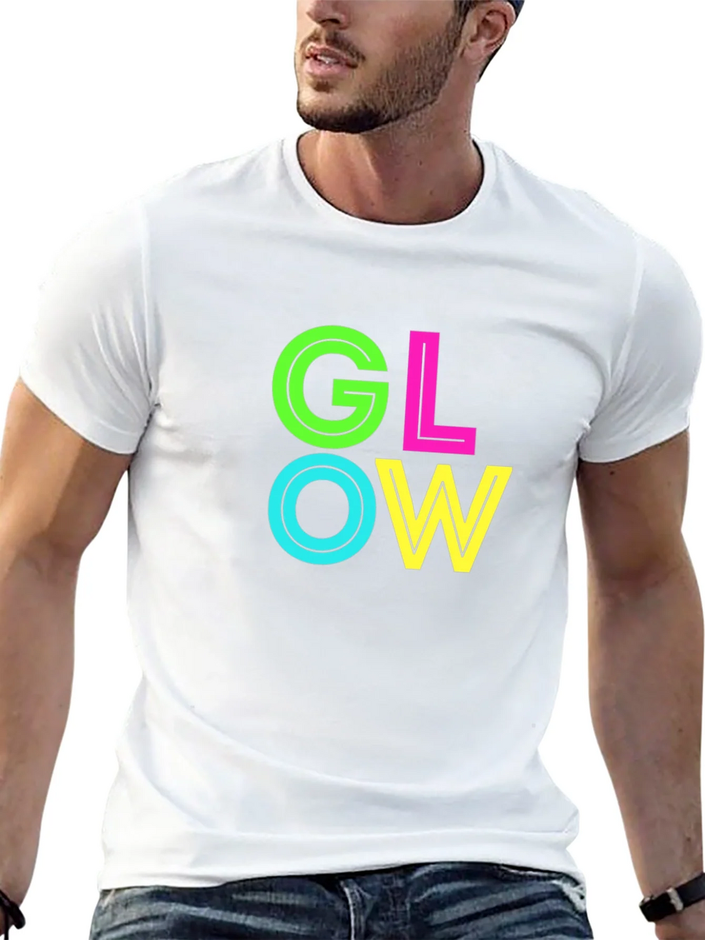 Glow Graphic Black T-Shirt product image 12