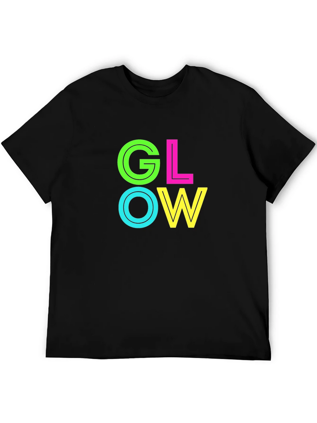 Glow Graphic Black T-Shirt product image 5