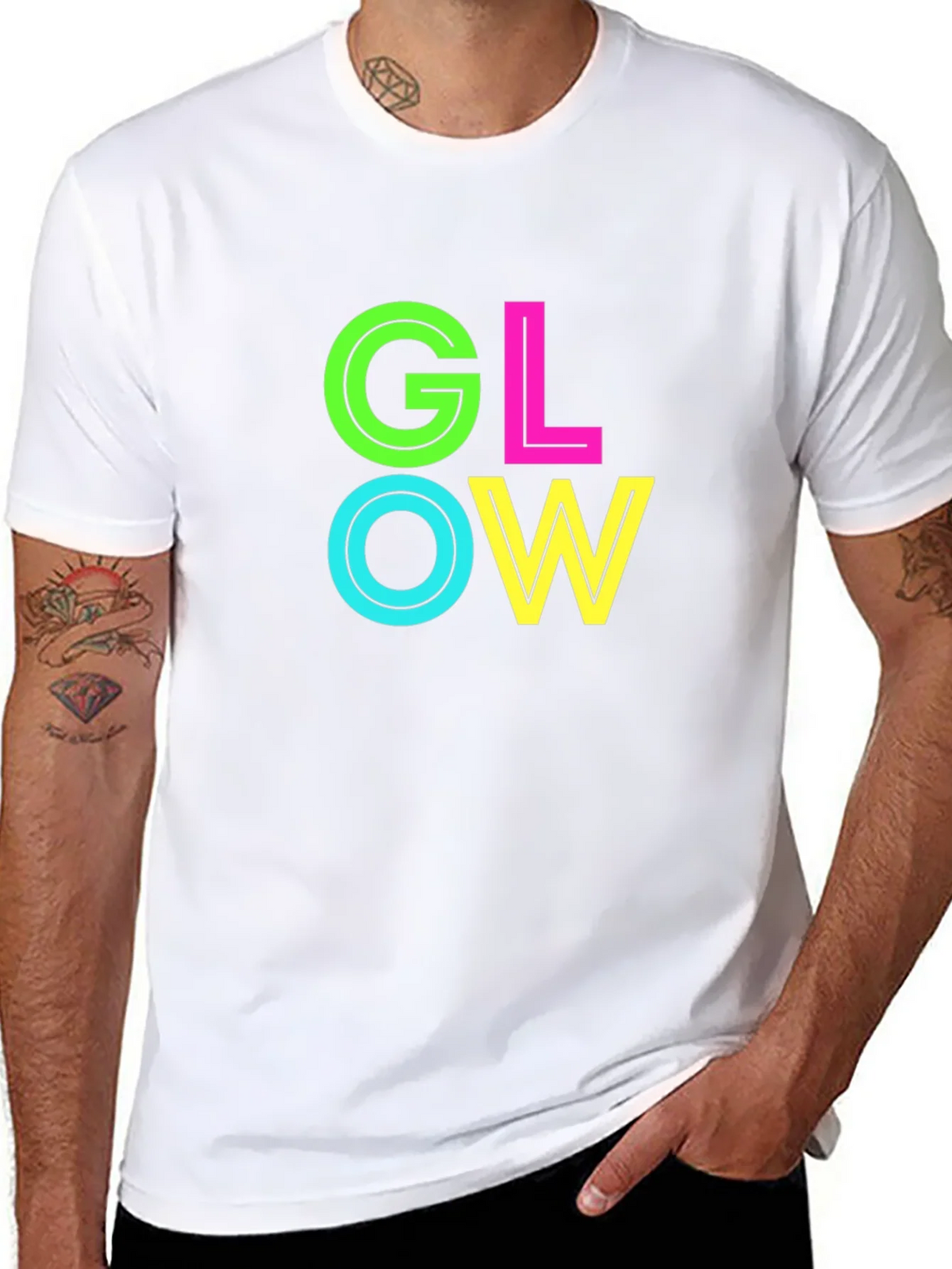 Glow Graphic Black T-Shirt product image 7