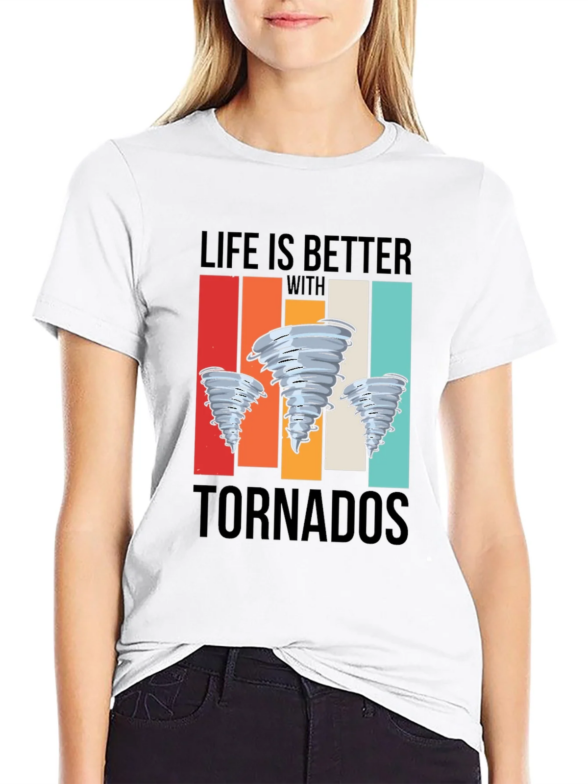 Life is Better With Tornadoes Graphic Tee product image 8