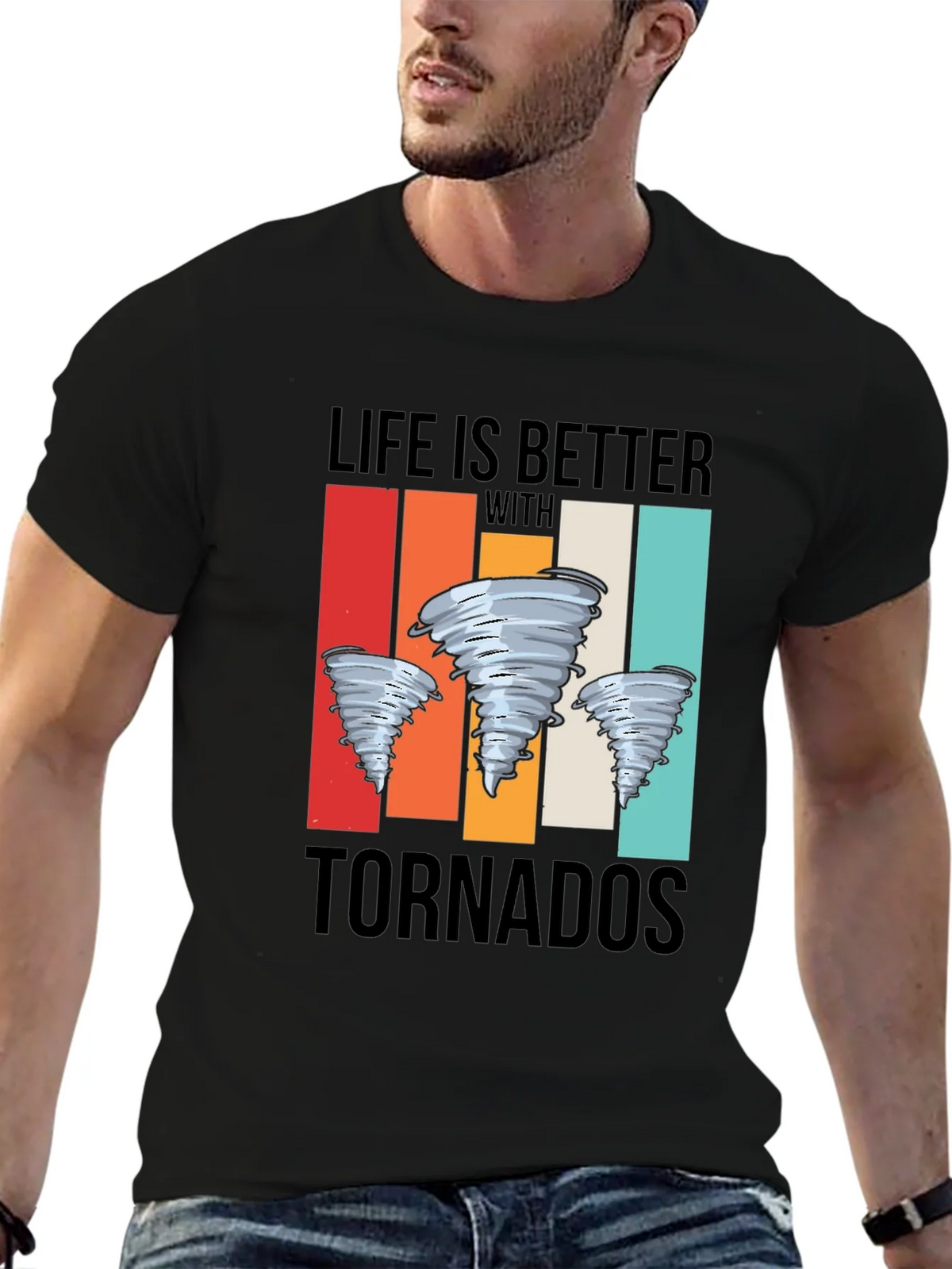 Life is Better With Tornadoes Graphic Tee product image 6
