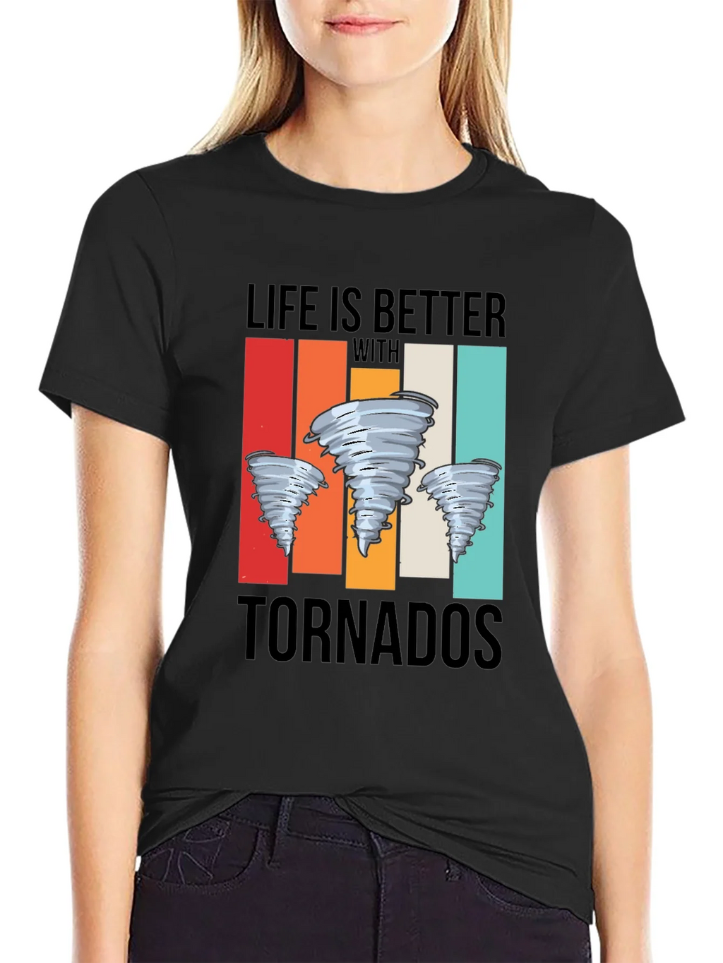 Life is Better With Tornadoes Graphic Tee product image 2