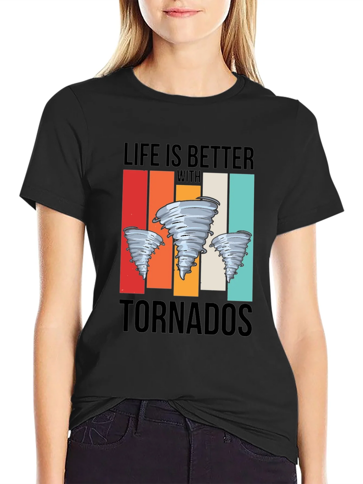 Life is Better With Tornadoes Graphic Tee product image 2