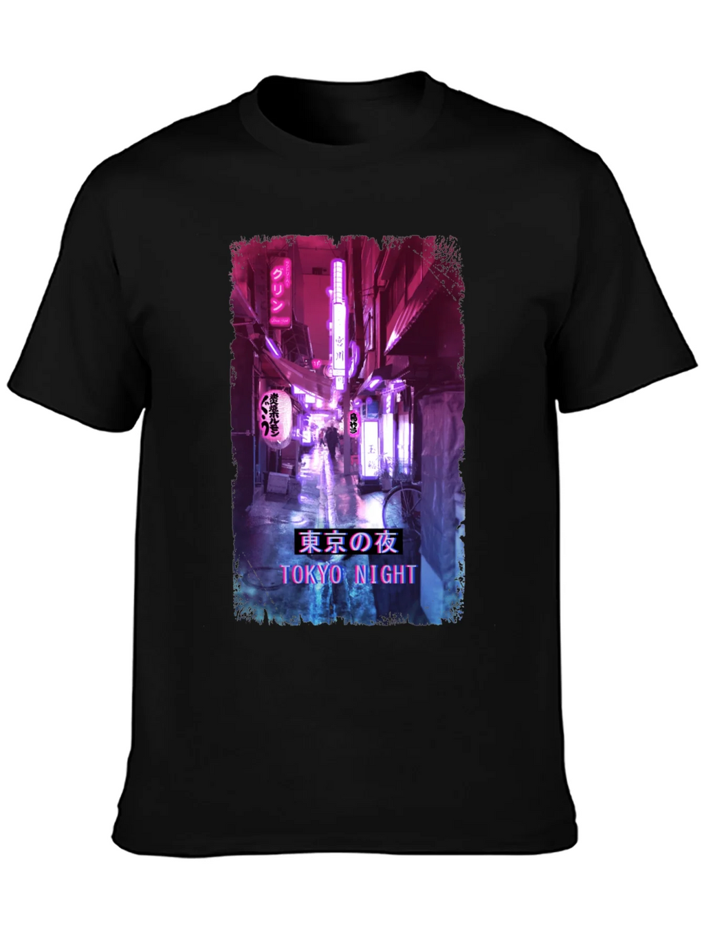 Tokyo Night Streetwear T-Shirt product image 3