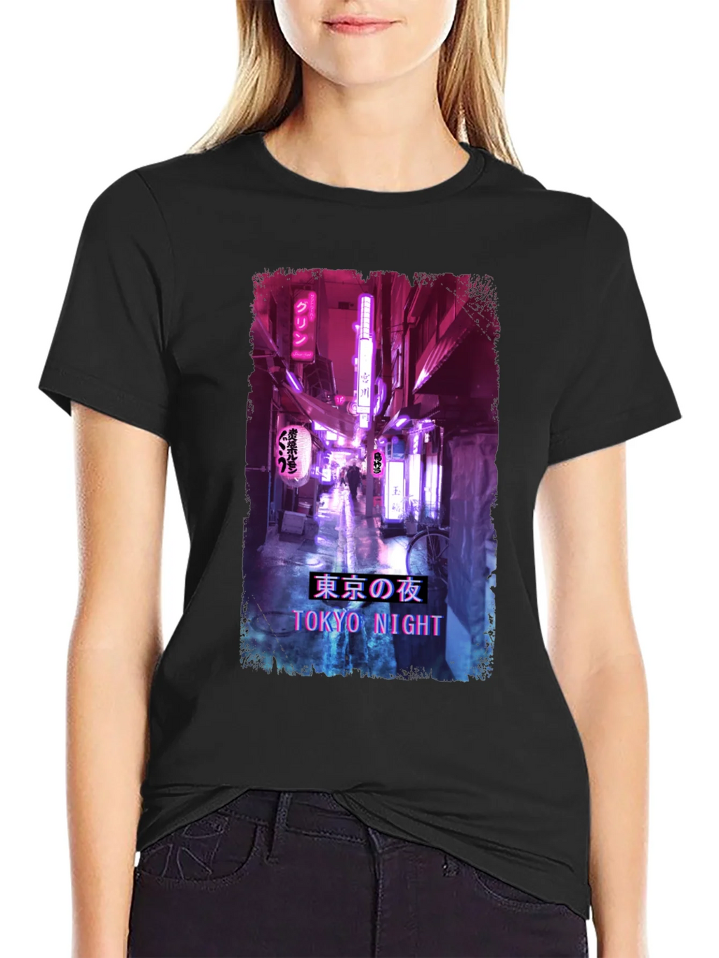 Tokyo Night Streetwear T-Shirt product image 2