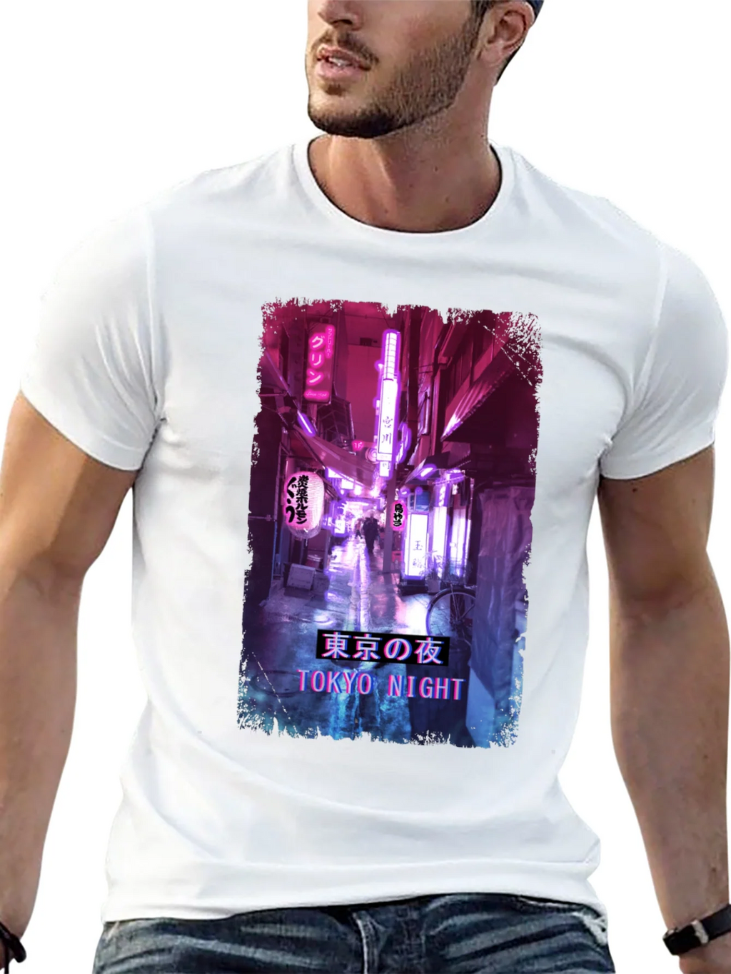 Tokyo Night Streetwear T-Shirt product image 12