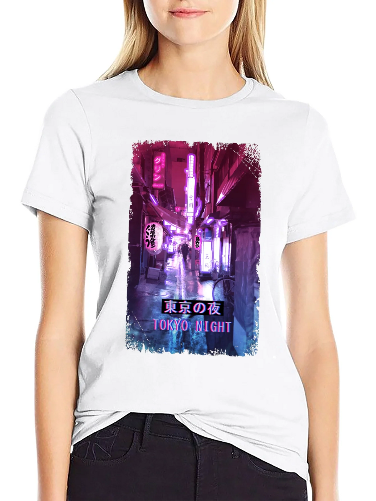 Tokyo Night Streetwear T-Shirt product image 8