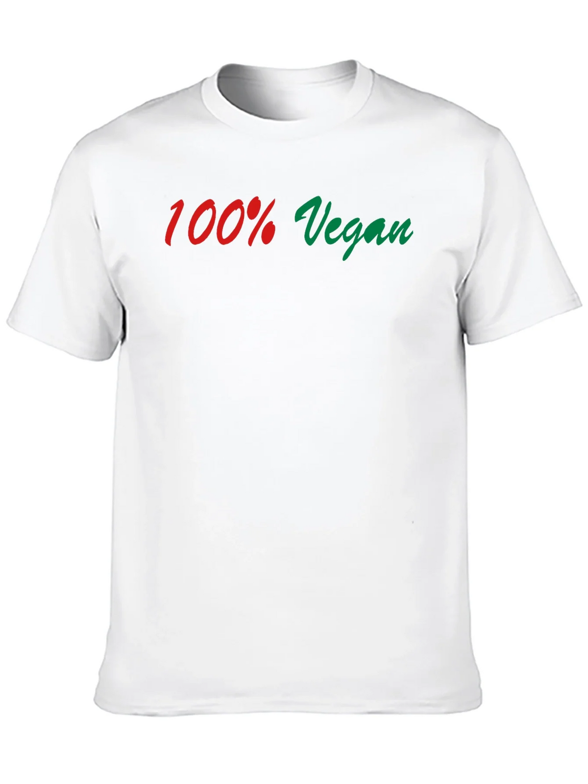 100% Vegan Graphic Tee - Black product image 9