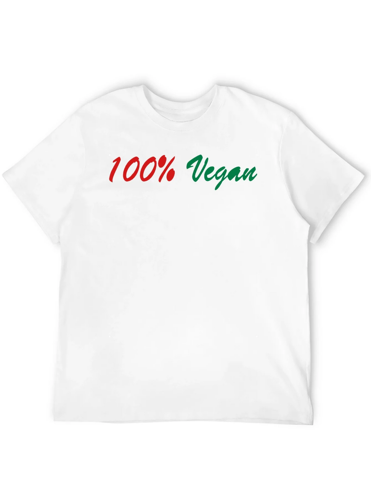 100% Vegan Graphic Tee - Black product image 11