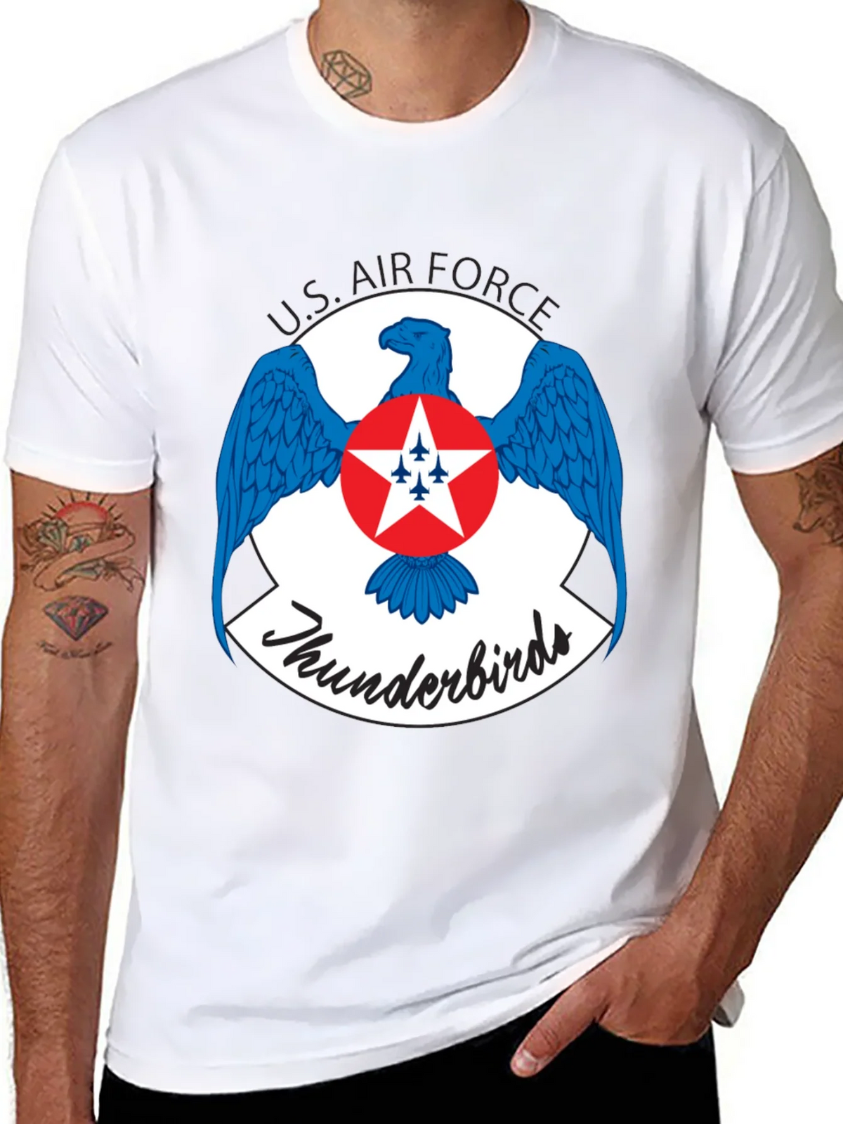US Air Force Thunderbirds Graphic T-Shirt product image 7