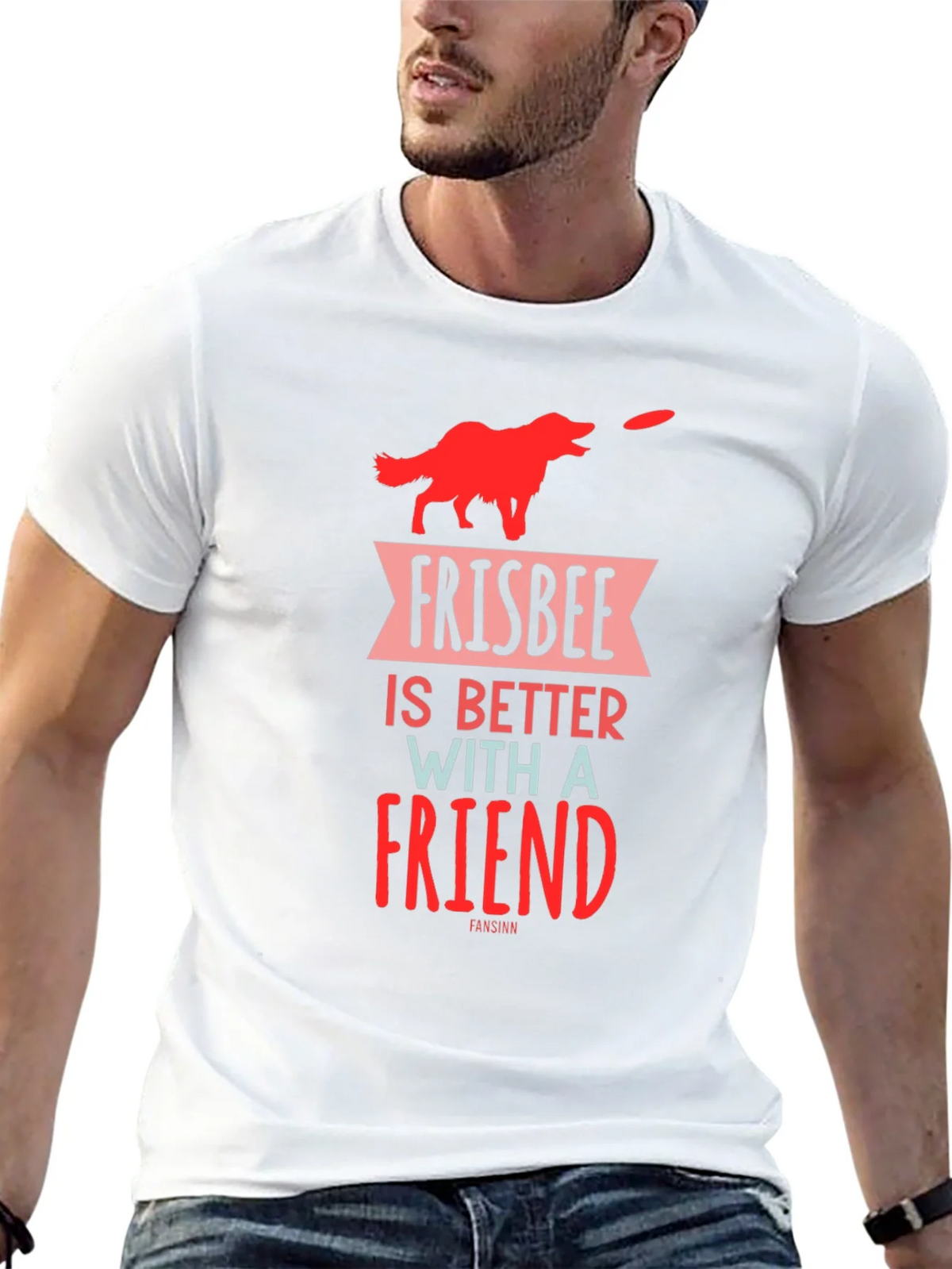 Frisbee is Better With a Friend Graphic T-Shirt product image 12