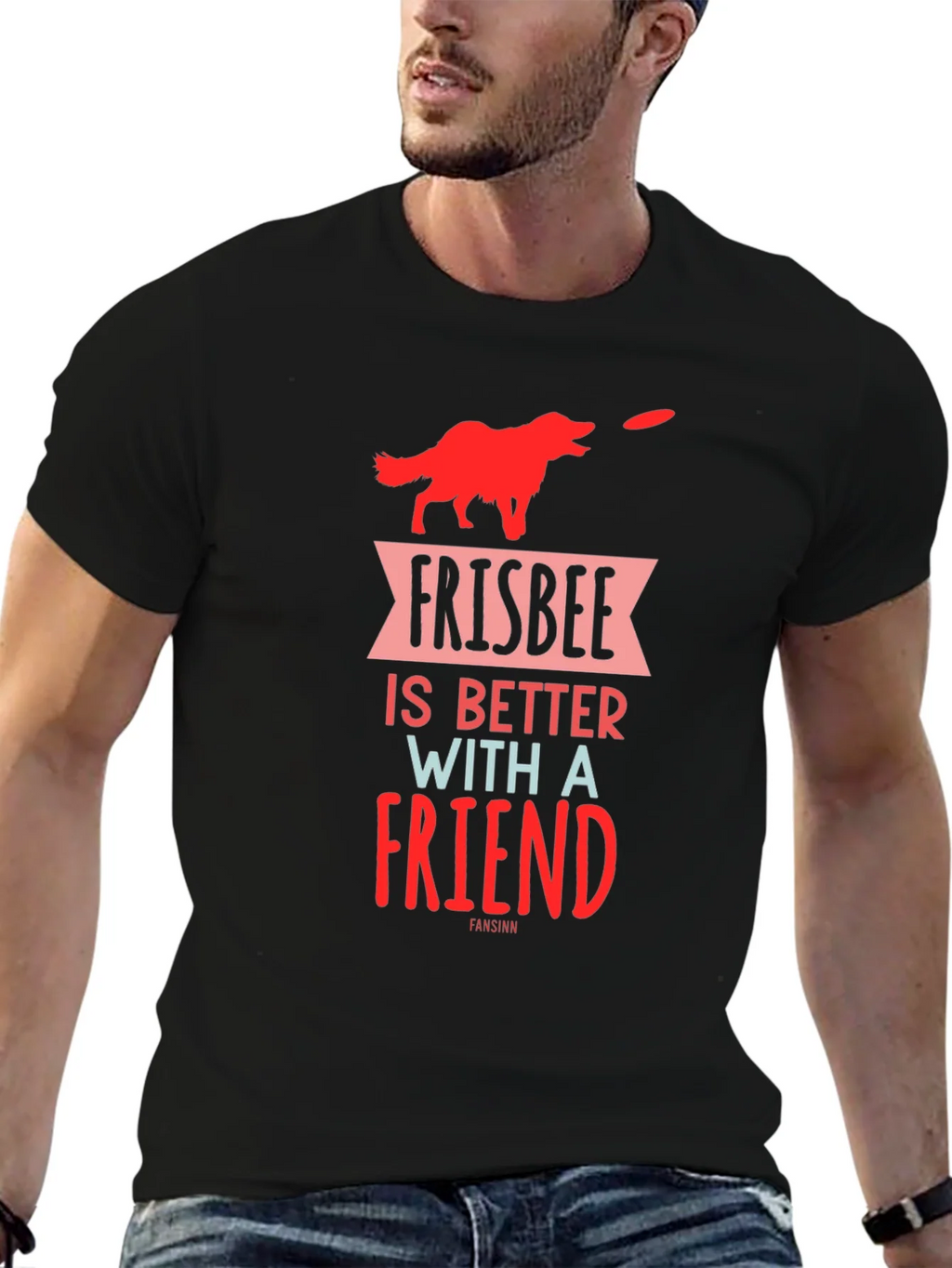 Frisbee is Better With a Friend Graphic T-Shirt product image 6