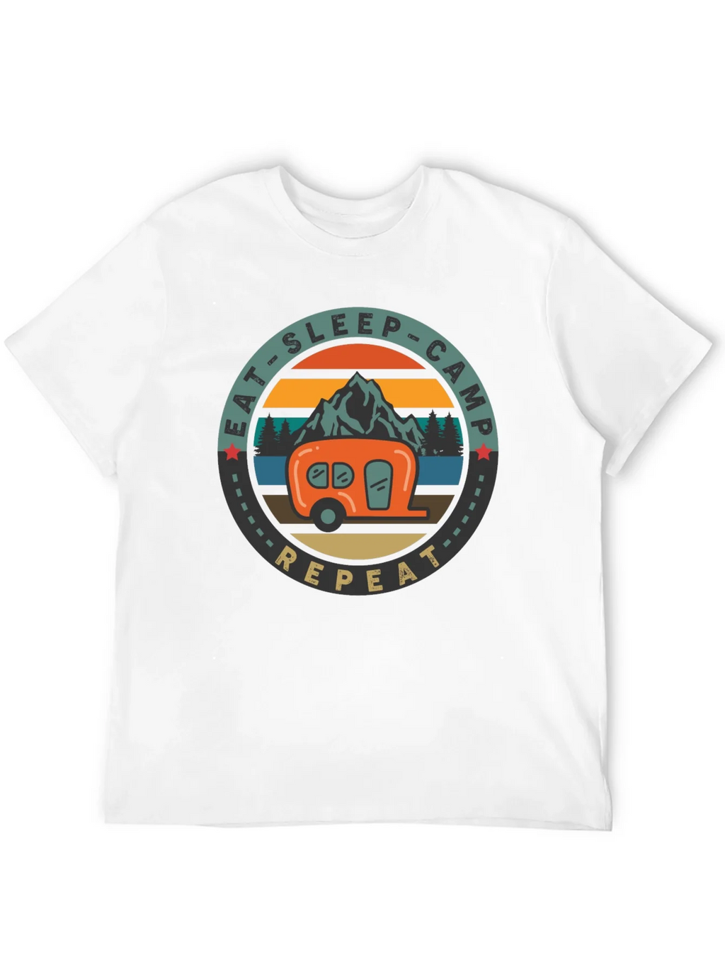 Eat Sleep Camp Repeat T-Shirt product image 10