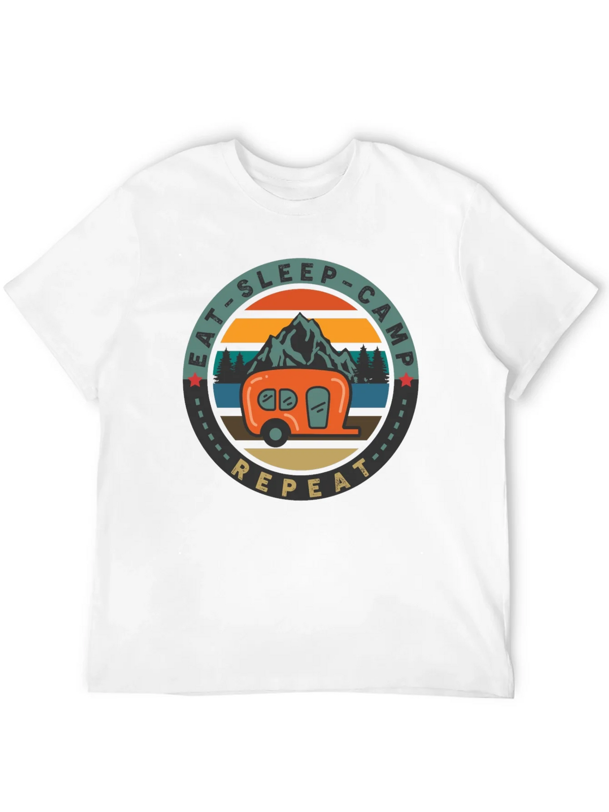 Eat Sleep Camp Repeat T-Shirt product image 10