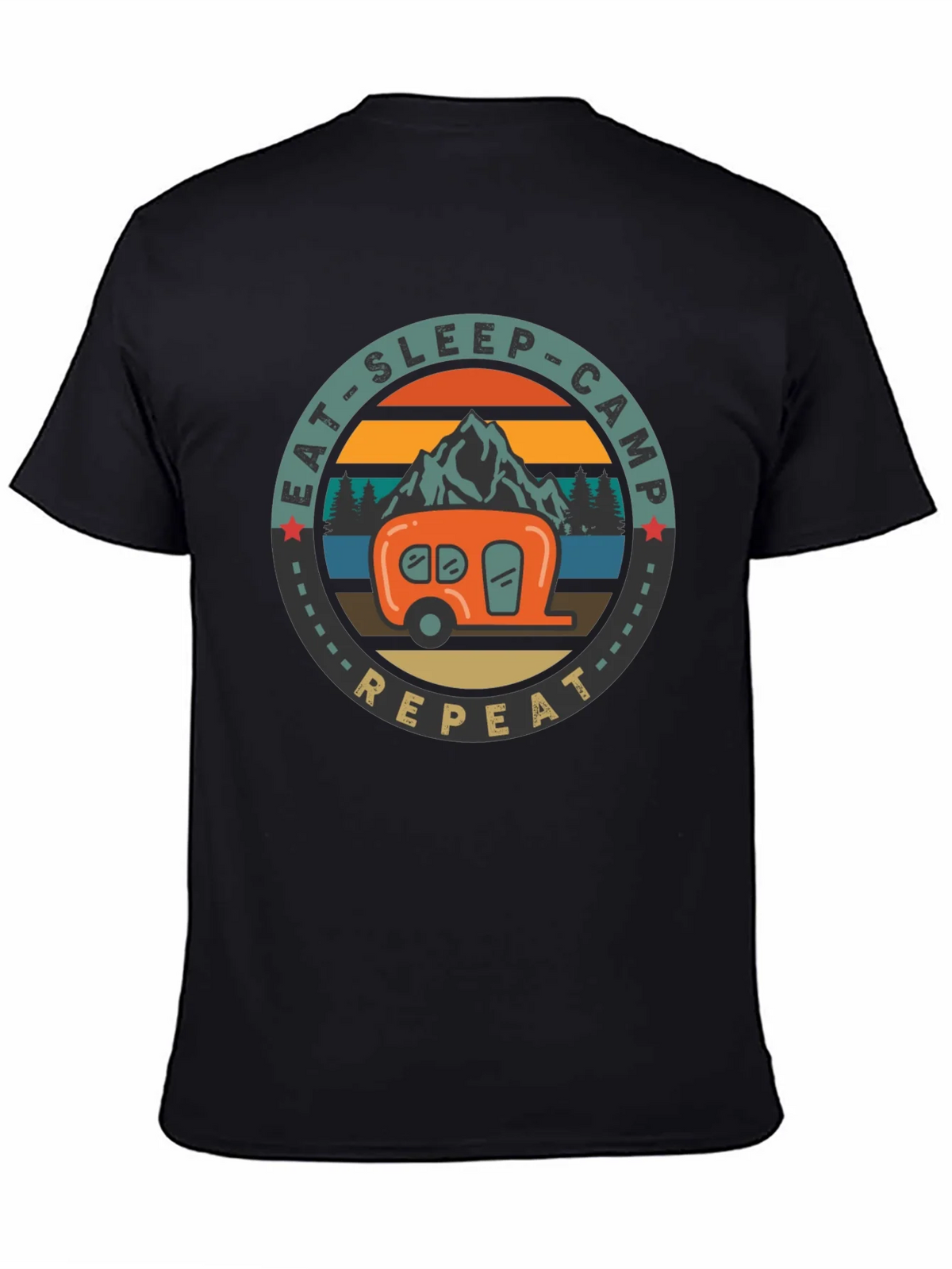 Eat Sleep Camp Repeat T-Shirt product image 4