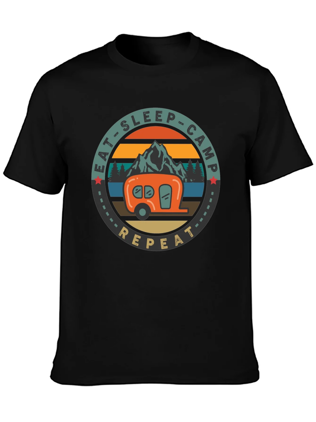 Eat Sleep Camp Repeat T-Shirt product image 3