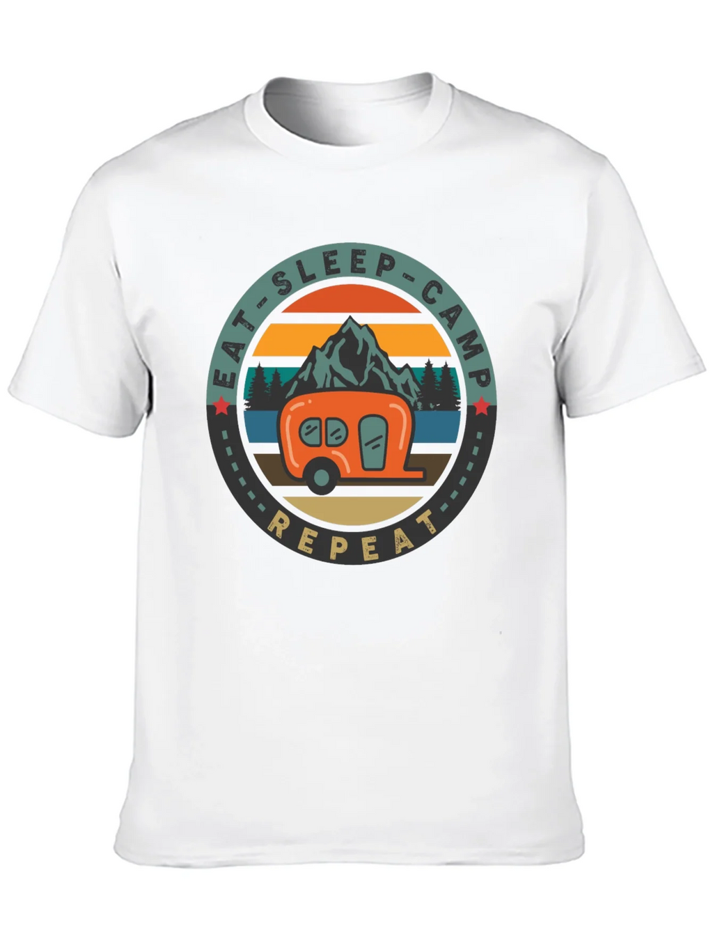 Eat Sleep Camp Repeat T-Shirt product image 8