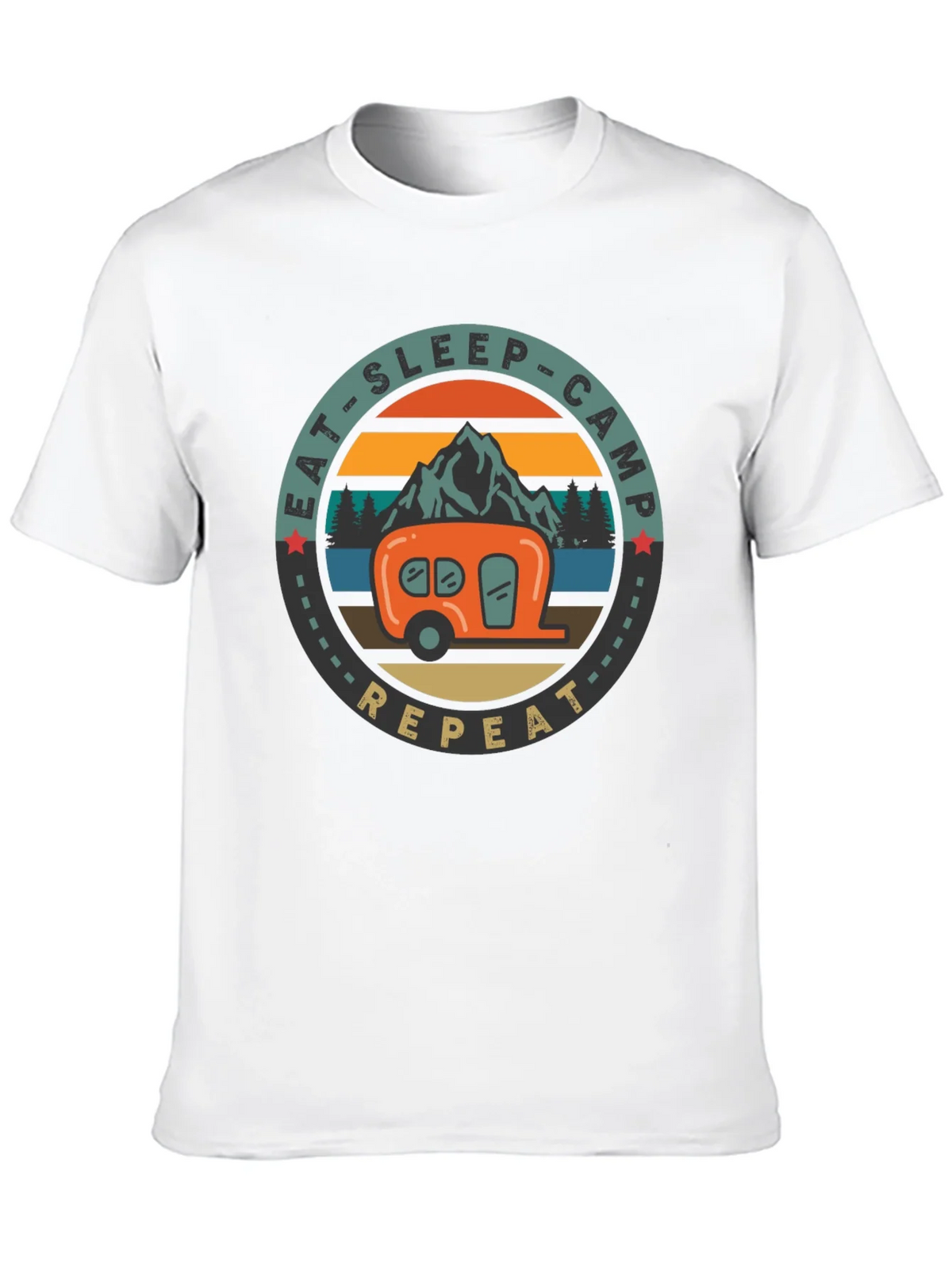 Eat Sleep Camp Repeat T-Shirt product image 8