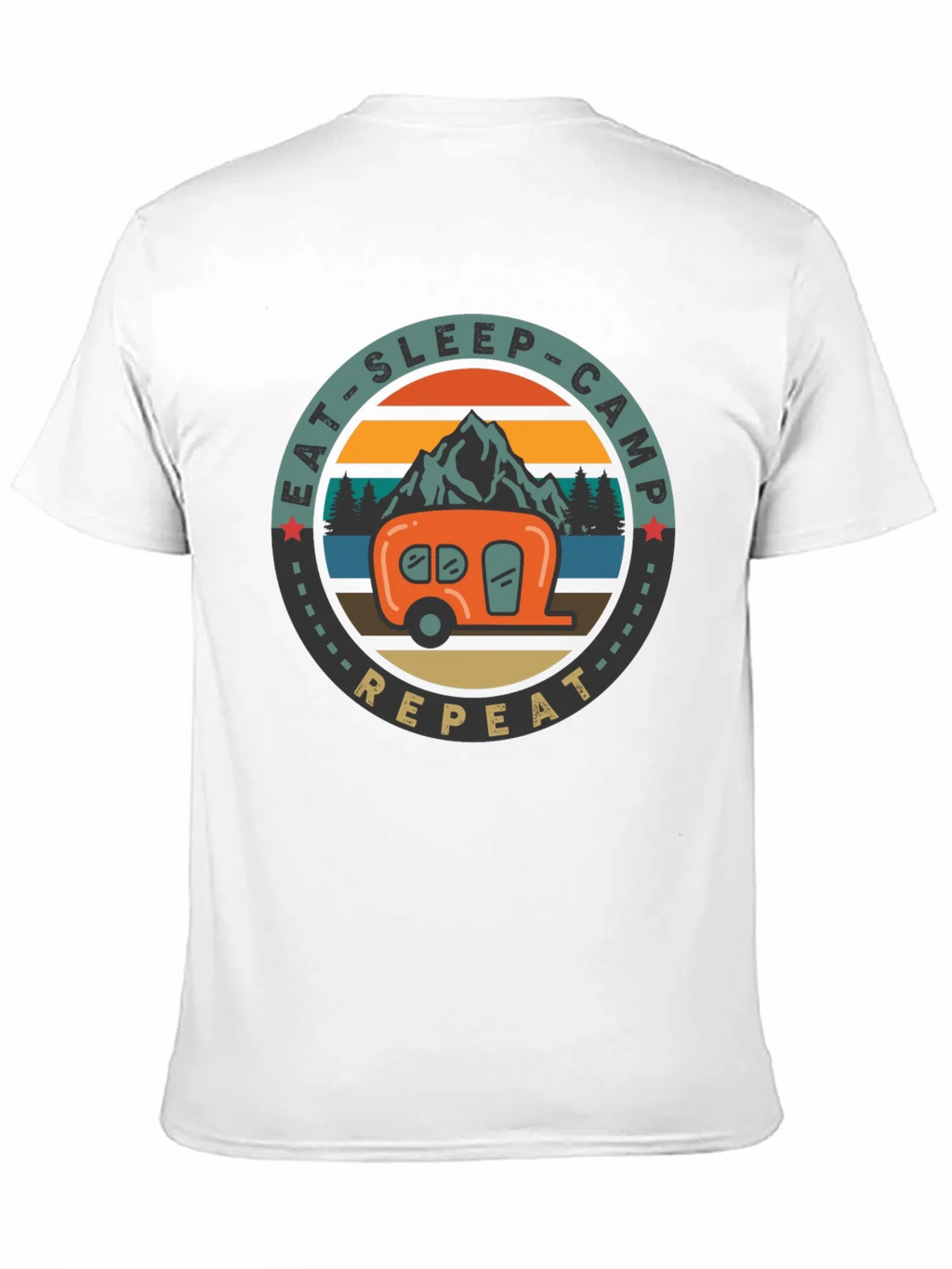 Eat Sleep Camp Repeat T-Shirt product image 9