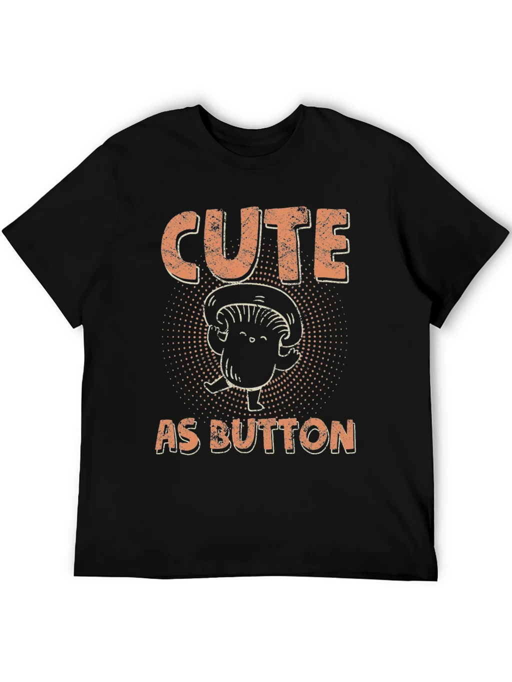 Cute as Button Mushroom Graphic Tee product image 5