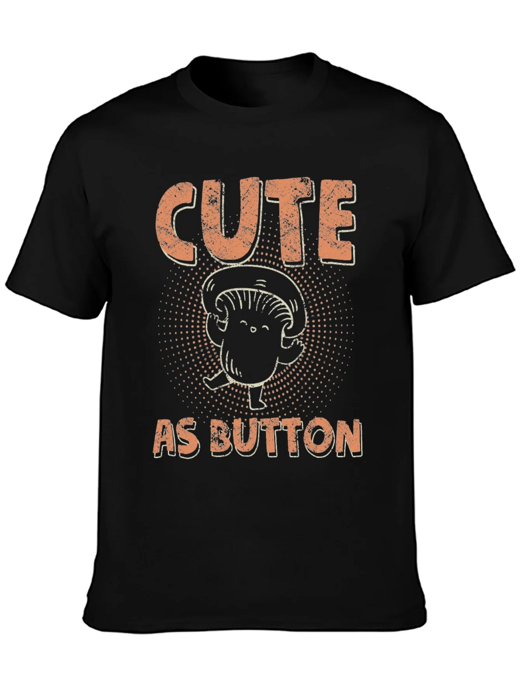 Cute as Button Mushroom Graphic Tee product image 3