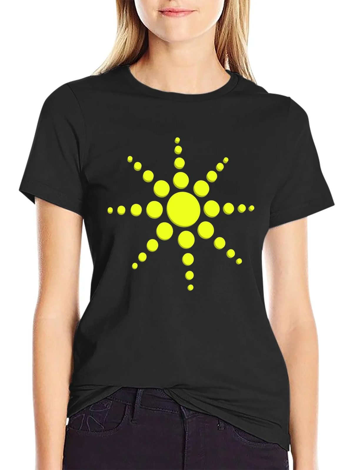 Solar Flare Graphic Tee - Black product image 2