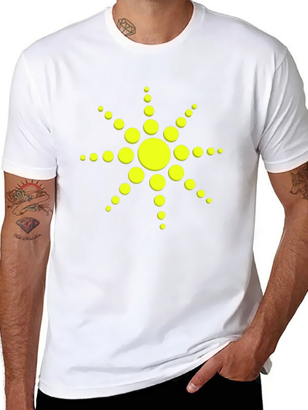 Solar Flare Graphic Tee - Black product image 7