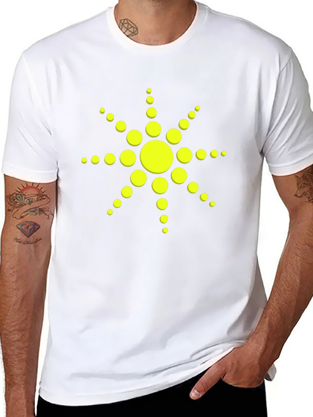 Solar Flare Graphic Tee - Black product image 7